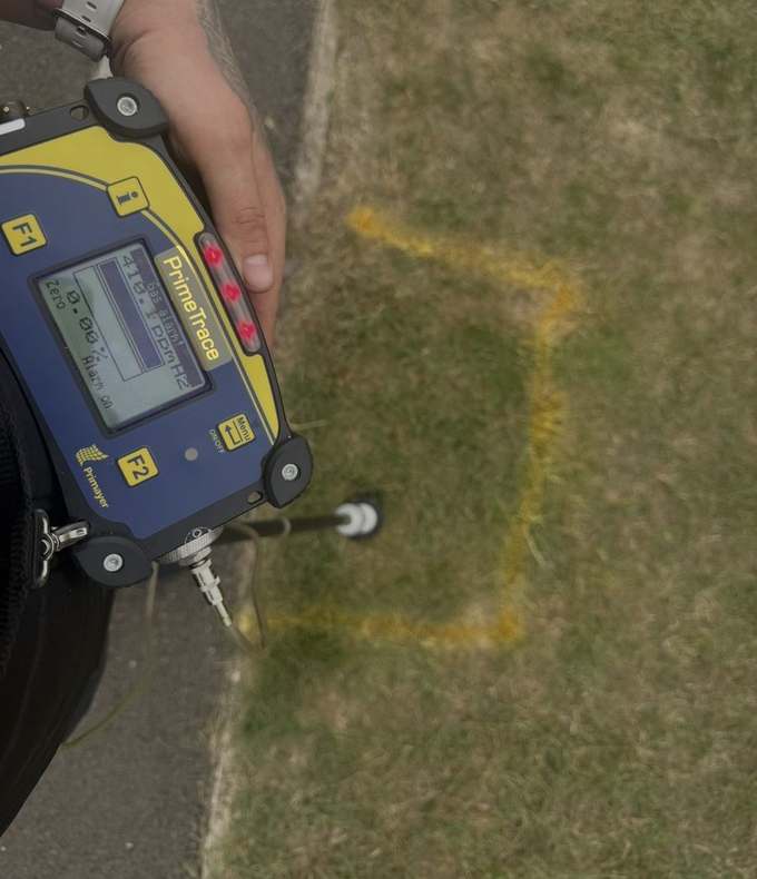 HUBB Group engineer conducting non-destructive leak detection in Suffolk